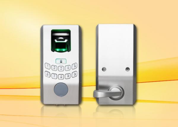 Cheap Hotel Electric Biometric Fingerprint Door Lock With Illuminated Keypad for sale