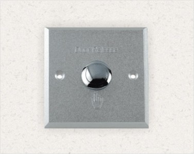 Waterproof Aluminium Push Button Exit Switch 86 * 86 * 20mm For Door Release