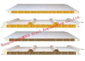 Best Recycled Rockwool 100mm 1150mm Sandwich Wall Panels wholesale