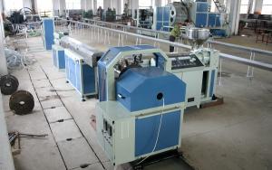 Best Steel Wire PVC Pipe Extrusion Line , Soft Pipe Making Machinery wholesale