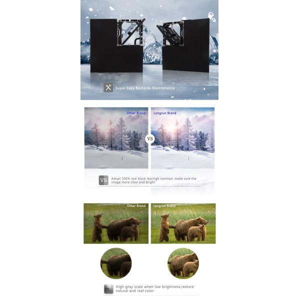 Advertising Use Outdoor Rental LED Display P3.91 With High Contrast Color