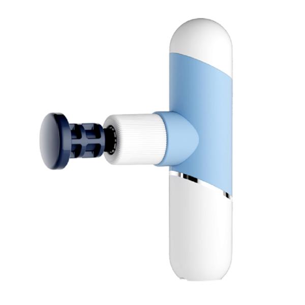 Touchscreen Dual-Battery Muscle Massager 4-Head 6-Modes Muscle Massager 18W Power Black Gray Blue