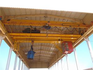 China Double Girder Electric Overhead Crane Bridge Overhead Crane on sale