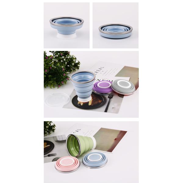 Shatterproof 320ML Silicone Collapsible Travel Coffee Mug