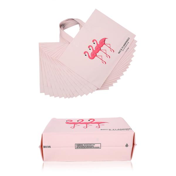 Eco Friendly Custom Printed Logo Tote Bag Plastic Shopping Bag For Cloth Packaging