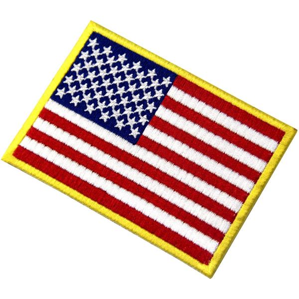 American US Flag Custom Velcro Patches / Washable Tactical Badges