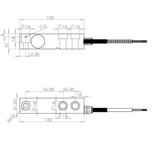 1517446056123075.png CH-BSS 35cm 150% Safe Overload RS232 1000kg Load Cell