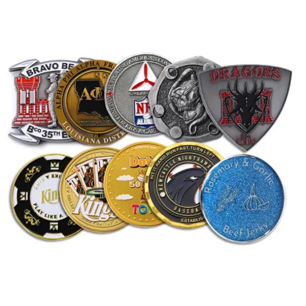 Souvenir Engravable Challenge Coins Souvenir Army Military Commemorative Coins 3D