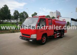 JMC Water Tank Fire Fighting Vehicle , 4x2 Red Color Fire Fighting Truck