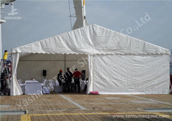Cheap Rustless Hard Aluminum Structure Garden Party Canopy Tents White PVC Fabric for sale