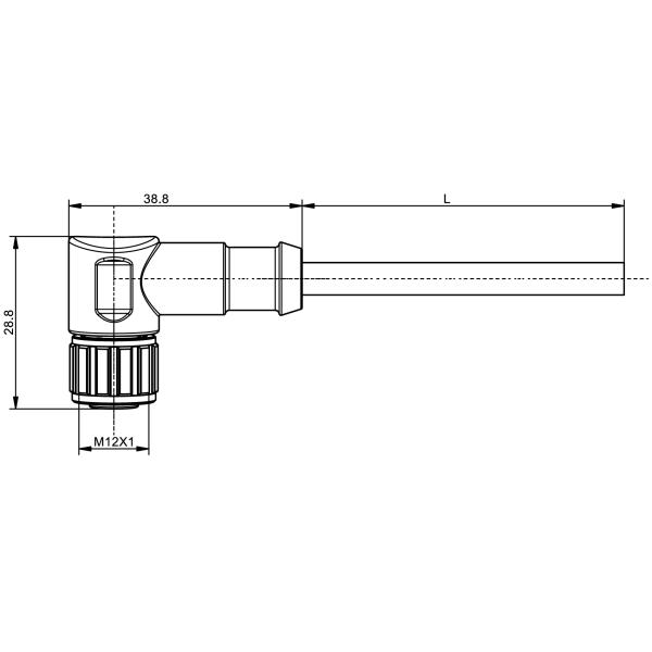M12 Angled Circular Connector overview