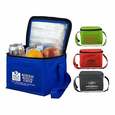 Cheap Custom 6pcs beer cans bottles cooler bag  insulated promotion thermal lunch picnic bag for sale