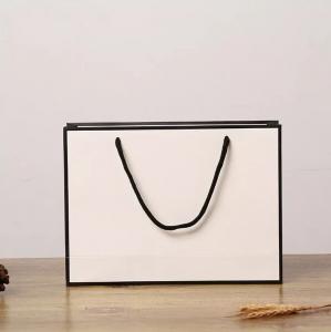 Best Recyclable Kraft Paper Handbag Cardboard Rope Handle Gift Bag ISO wholesale