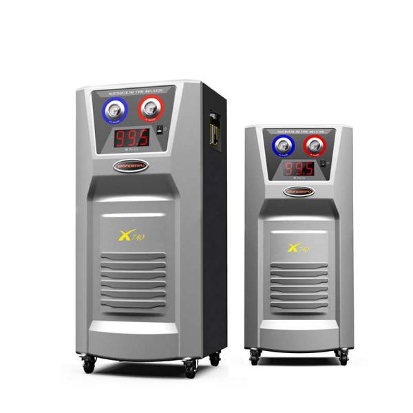 40L Capacity Nitrogen Tyre Inflator , 90L / Min Nitrogen Air Compressor For Tires