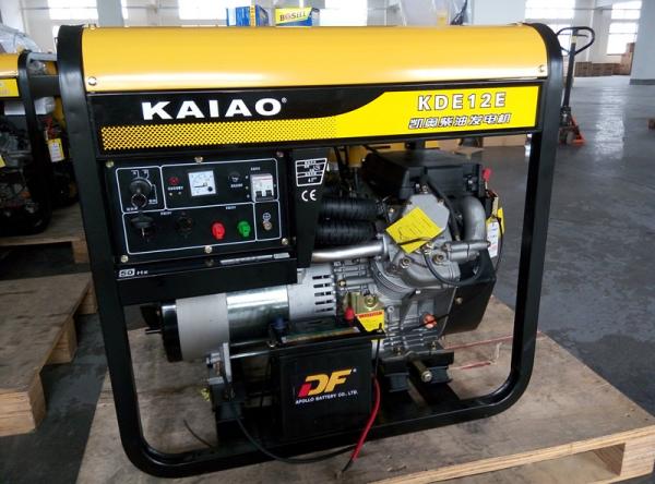 Fully Power Output Open Frame Diesel Generators 10KW With Low Noise / Smooth