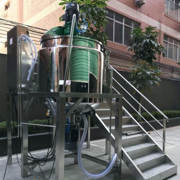 Cheap Industrial Blender Mixer Liquid Soap Making Machine Agitated With Heater SS Jacket Tank for sale