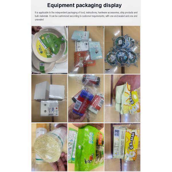 Intelligent Full Automatic Pillow Packing Machine LCD Display PLC Control