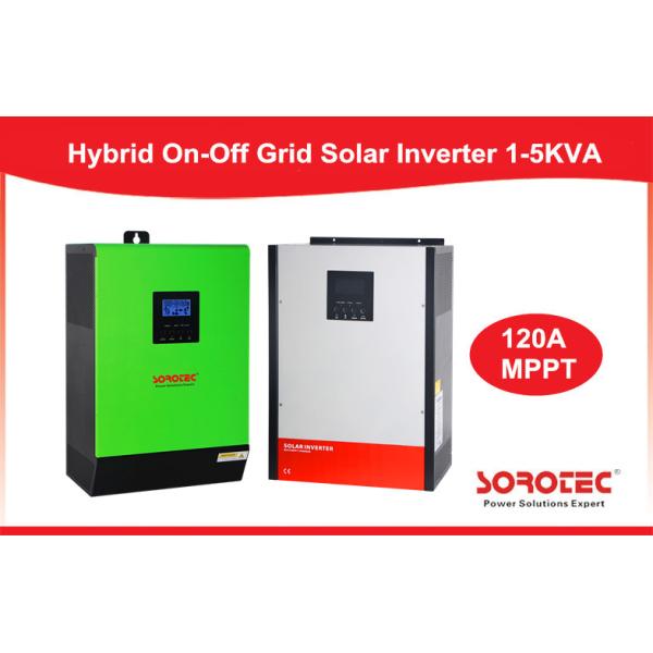 CE Solar System Inverter / Grid Tied Solar Power Inverters with Battery Pack