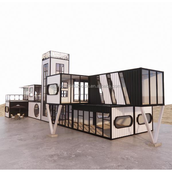 Galvanized Steel Square Tubes Container Shop Shipping Container Portable Shop Container 3D Model Design