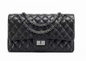 Best Classic Genuine Leather Flap Bag , Double Use Cross Body Quilted Chain Bag wholesale