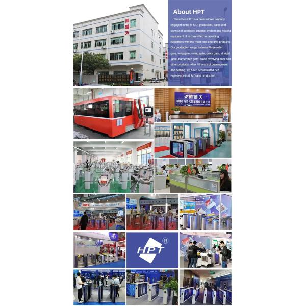 Customized Automatic Systems Turnstile Flap Barrier System 1 Year Warranty