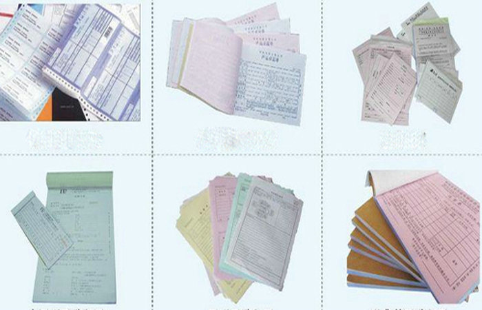Multi-Colored 50gsm To 55gsm Coated Carbonless Copier Paper Reams Packing