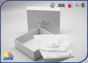 Best White Color Customized Printed Logo Luxury Paper Gift Box Matte Lamination wholesale