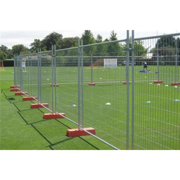 Building Galvanized Site Security Fencing 75*150mm Portable Security Fence