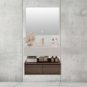 Best Marble ceramic basin Bathroom Sink Mirror Cabinet Multi Layer wholesale