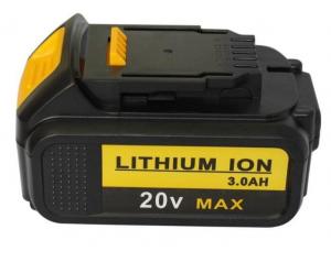 China Portable Dcb180 Dewalt Power Tool Battery 20V 3000mAh For Cordless Drill on sale