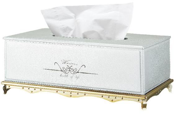 Cheap Bathroom Medium Size European Rectangular Tissue Box for sale