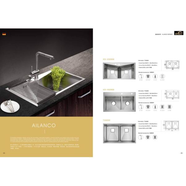 Handmade Double Bowl Stainless Steel kitchen Sinks Undermount Kitchen Sinks