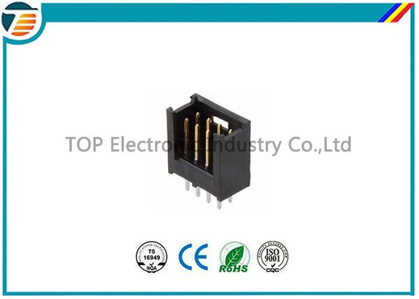 Cheap Active PCB Terminal Block Connector Straight 8 Pos Dual STR Gold for sale