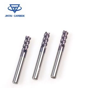 China Customized Solid Tungsten Carbide End Mill Cutter For Wood Machining on sale