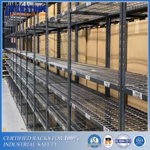 China Corrosion Resistant Galvanized Steel Long Span Shelving For Warehouse Storage on sale