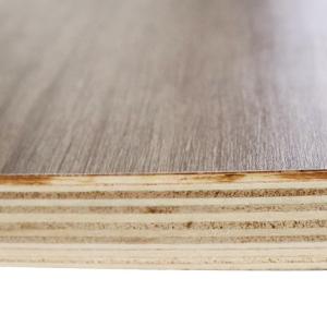 Best 1220*2440*18mm natural veneered laminated plywood oak walnut beech melamine faced plywood wholesale