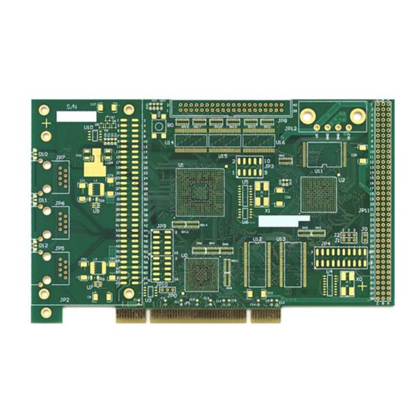 Material FR4 Electronics Prototyping Board Green Solder Mask 1oz Copper Long Lifespan