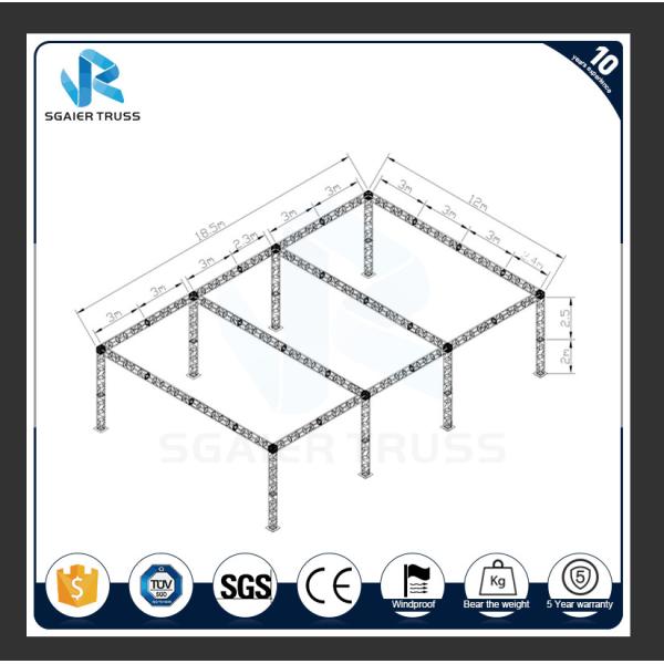 Versatile Mini Lighting Aluminum Truss Display Triangle / Ladder Shape