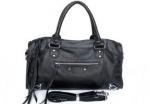Vogue New Genuine Leather Black Messenger Bag Handbag