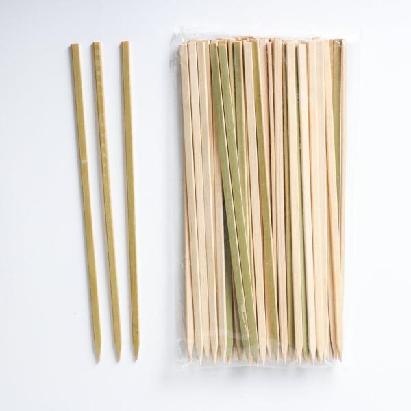 Bamboo Skewer Flat Shape Bbq Skewer Disposable Healthy BBQ Sticks