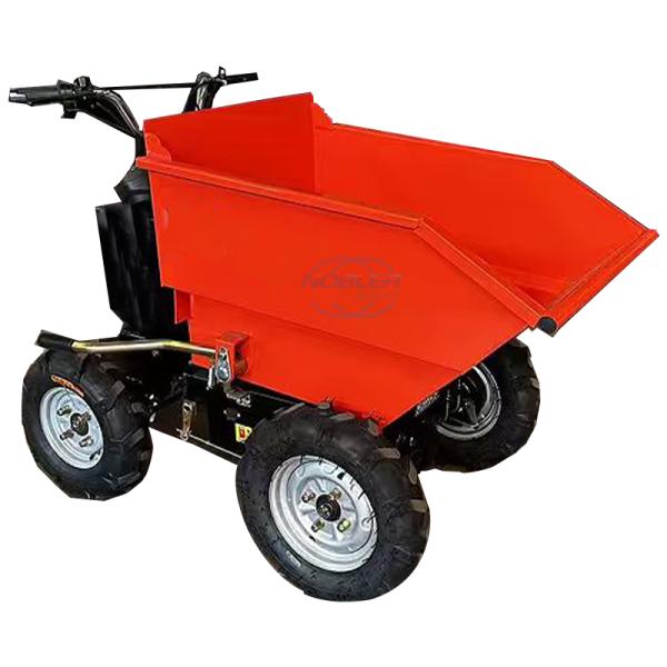 4 Tire Electric Mini Dumper Smooth And Quiet Operation