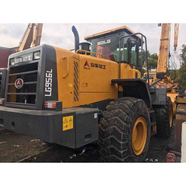 SDLG LG956L Second Hand Wheel Loaders For Building Hydraulic Pilot Control