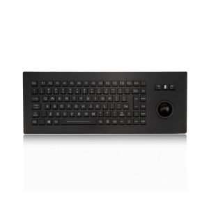 Marine Keyboard Military Black Ruggedized keys with Trackball