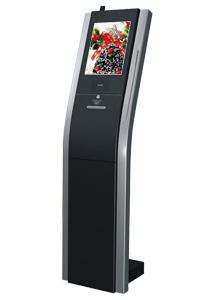 Q3 Touchscreen kiosk with mini printer and card reader