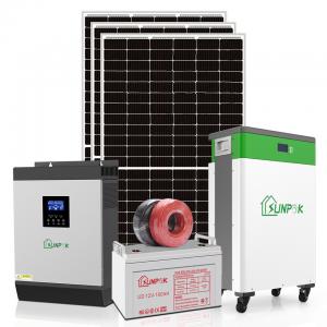 China Sunpok home solar system 10kw solar powered homes 1KW 3KW 5KW 10KW residential solar installation on sale