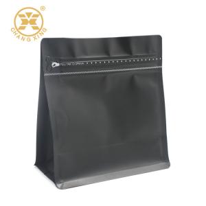 Best Ziplockk One Way Degassing Valve Coffee Packaging Bags Black Color wholesale
