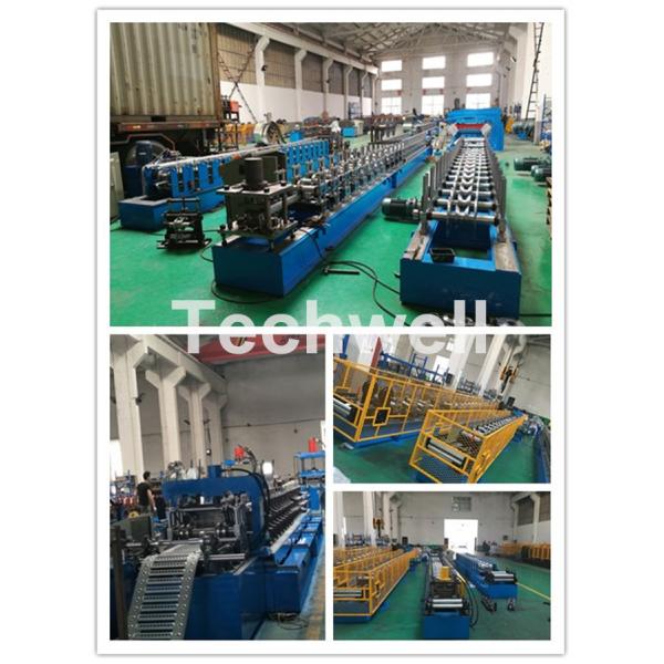 Accessories Of Cold Roll Forming Machine , Manual Double Head Hydraulic Uncoiler Machine