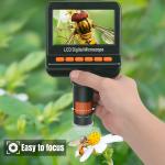 12MP Portable Lcd Microscope With Lcd Screen 1200x 4.3 Inch Dermatoscope