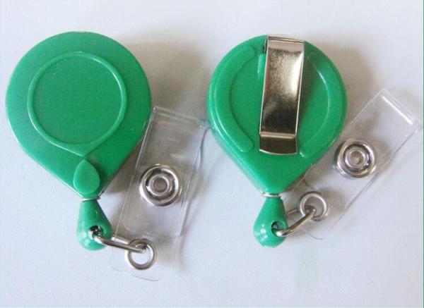 Cheap ABS Custom Yoyo Id Card Holder , Round Retractable Badge Reels With BSCI for sale