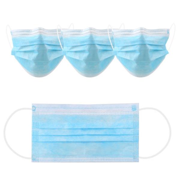 Cheap Non Woven Elastic Earloop Pleated Disposable Surgical Face Mask for sale